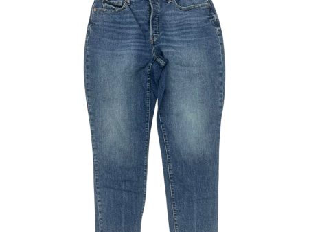 Jeans Straight By Old Navy In Blue Denim, Size:14 Sale