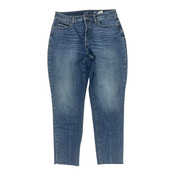 Jeans Straight By Old Navy In Blue Denim, Size:14 Sale