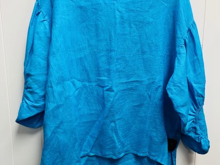 Tunic Long Sleeve By bellambia In Blue, Size: L For Discount