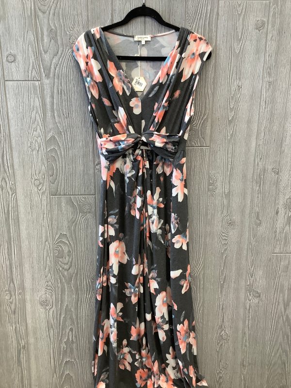 Dress Casual Maxi By Clothes Mentor In Floral Print, Size: L Discount