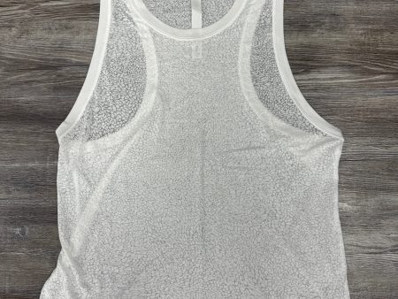 Athletic Tank Top By Lululemon In White, Size: 8 Cheap