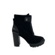 Boots Leather By Vince Camuto In Black, Size:8.5 on Sale