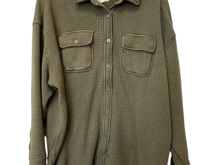 Jacket Shirt By Aerie In Green, Size: Xs Fashion