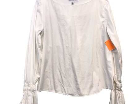 Top Ls By Something Navy In White, Size:Xs Online Sale