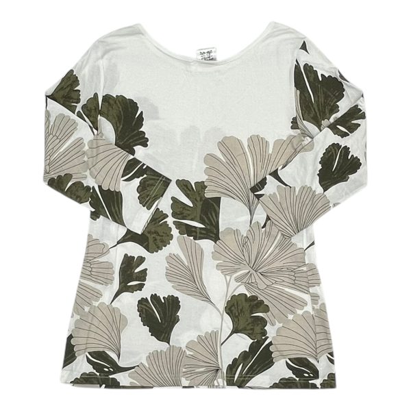 Top 3 4 Sleeve By Parsley & Sage In Green & White, Size:S Online Hot Sale