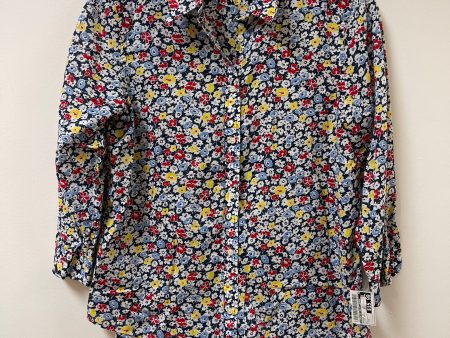 Blouse Long Sleeve By Lauren By Ralph Lauren In Floral Print, Size: M Supply