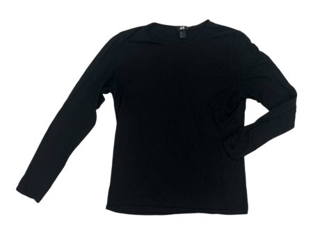 Top Ls Basic By H&M In Black, Size:M Fashion