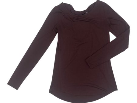 Athletic Top Ls Crewneck By Athleta In Purple, Size:Xxs For Discount