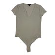 Bodysuit By Express In Beige, Size: S For Cheap