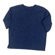 Top 3 4 Sleeve By Workshop In Blue, Size:1X on Sale