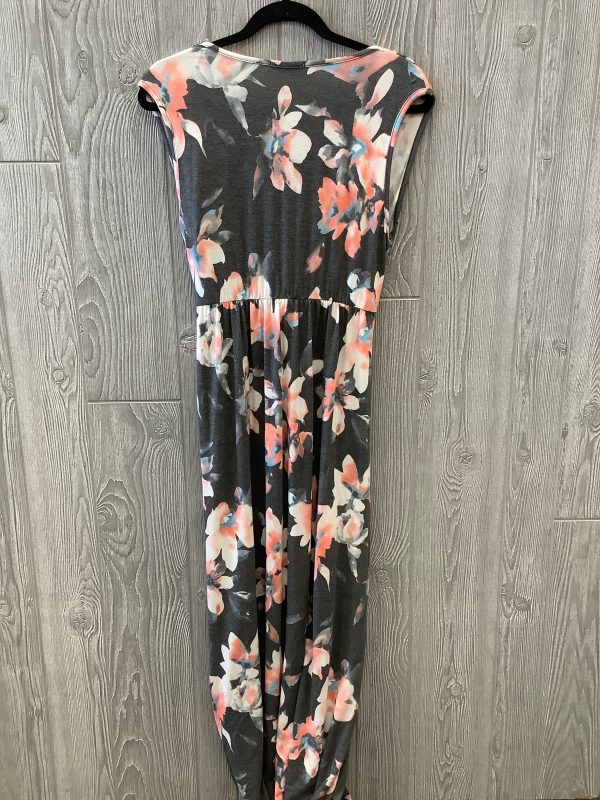 Dress Casual Maxi By Clothes Mentor In Floral Print, Size: L Discount