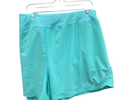 Athletic Shorts By Tek Gear In Green, Size:4X For Cheap