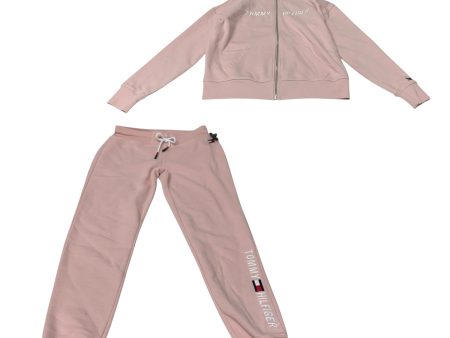 Athletic Pants 2pc By Tommy Hilfiger In Pink, Size: Xs Online