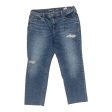 Jeans Straight By Old Navy In Blue Denim, Size:10P Online Sale