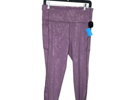 Athletic Leggings By Zyia In Purple, Size: 12 For Cheap