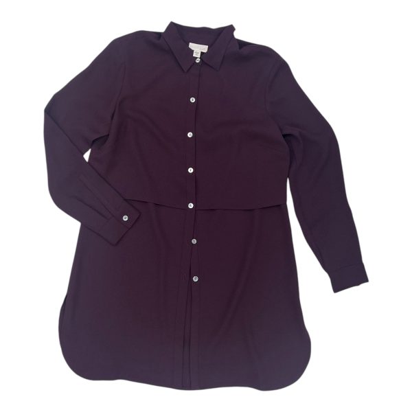 Blouse Ls By J. Jill In Purple, Size:Xsp Supply