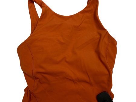 Athletic Tank Top By Lululemon In Orange, Size: Xs For Cheap