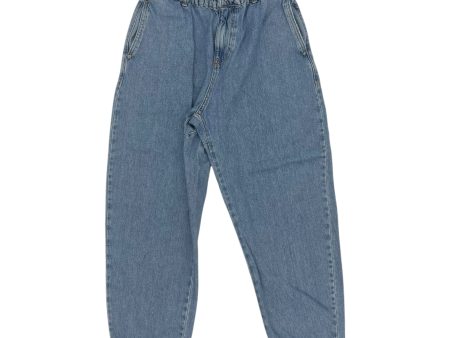 Jeans Straight By Zara In Blue Denim, Size:8 Discount