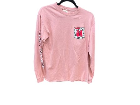 Top Long Sleeve Basic By Simply Southern In Pink, Size: M Online Sale