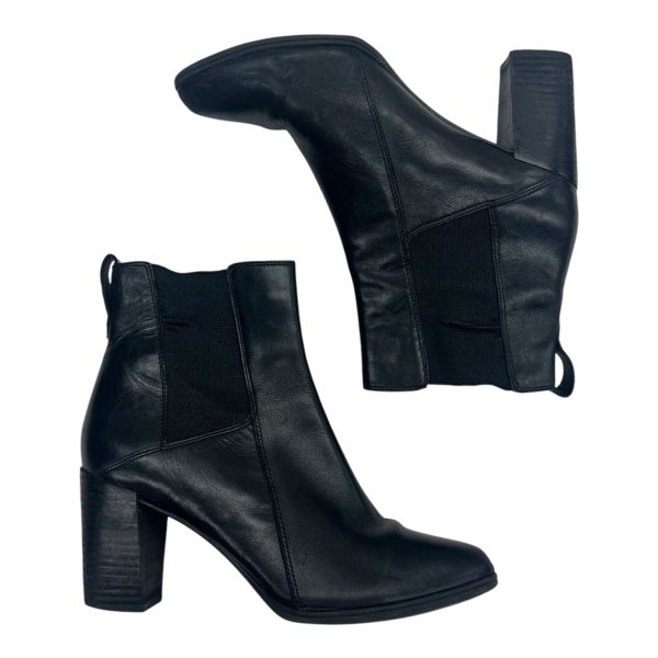 Boots Ankle Heels By Clarks In Black, Size:10 Online Sale