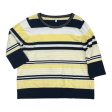 Top 3 4 Sleeve By Tommy Hilfiger In Blue & Yellow, Size:2X For Cheap