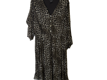 Dress Casual Midi By Kate and Lily In Animal Print, Size: 18 Online