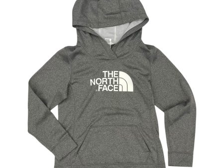 Athletic Top Ls Hoodie By The North Face In Grey, Size:M For Sale