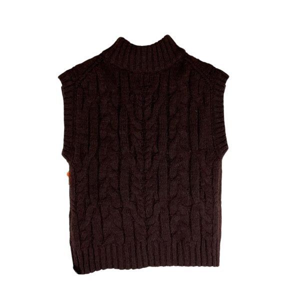 Vest Sweater By A New Day In Brown, Size: Xs Fashion