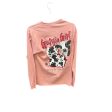 Top Long Sleeve Basic By Simply Southern In Pink, Size: M Online Sale