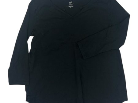 Top 3 4 Sleeve By J. Jill In Black, Size:S Sale