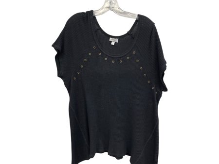 Top Ss By Avenue In Black, Size:3X Discount