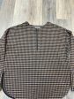 Top Long Sleeve By MM Lafleur In Plaid Pattern, Size: L For Discount