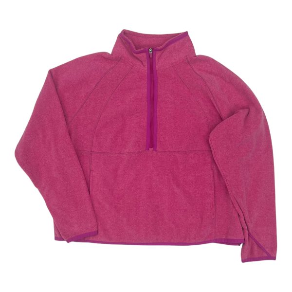 Sweatshirt Collar By Tek Gear In Pink, Size:1X For Cheap