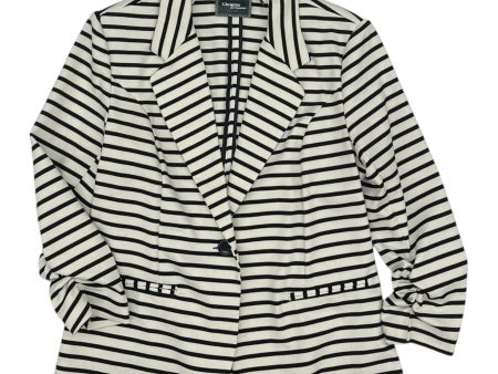 Blazer By Christian Siriano In Striped Pattern, Size:M For Cheap