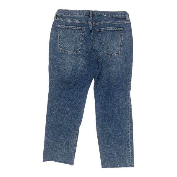 Jeans Straight By Old Navy In Blue Denim, Size:10P Online Sale