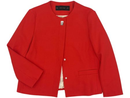 Blazer By Zara Basic In Red, Size:M Online now