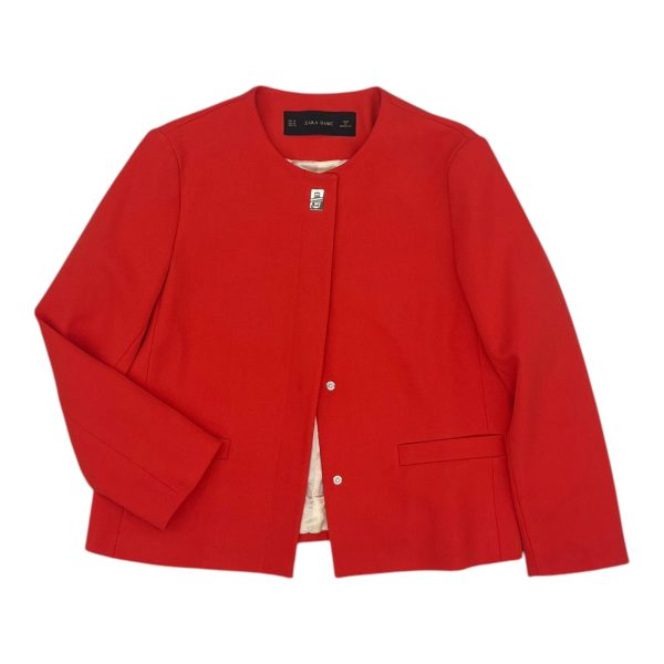 Blazer By Zara Basic In Red, Size:M Online now