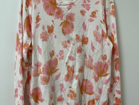 Sweater By Style And Company In Floral Print, Size: Xl Online now