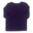 Top Ls Basic By Christopher And Banks In Purple, Size:L For Cheap