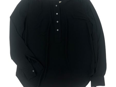 Blouse Ls By Loft In Black, Size:S Online Hot Sale