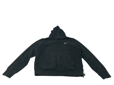 Athletic Sweatshirt Hoodie By Nike Apparel In Black, Size: M For Cheap