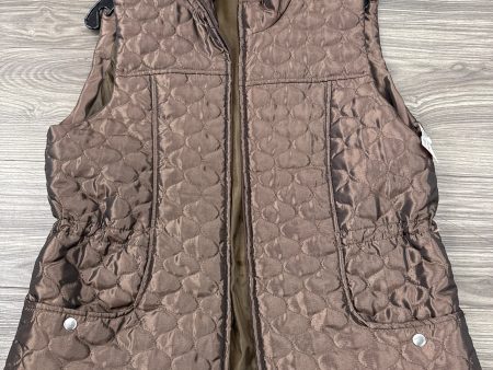 Vest Puffer & Quilted By New Directions In Bronze, Size: Xl Discount