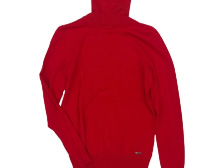 Top Ls By Calvin Klein In Red, Size:S Fashion