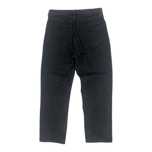 Jeans Straight By Abercrombie And Fitch In Black, Size:10 on Sale