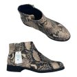 Boots Ankle Heels By Time And Tru In Snakeskin Print, Size:8 Supply