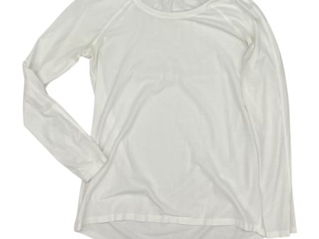 Athletic Top Ls Crewneck By Lululemon In White, Size:Xs Online Sale