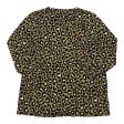 Blouse 3 4 Sleeve By Michael By Michael Kors In Animal Print, Size:M For Sale