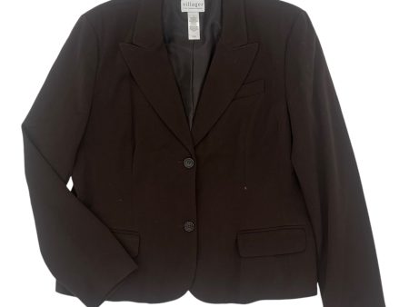 Blazer By Villager By Liz Claiborne In Brown, Size:1X on Sale