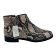 Boots Ankle Heels By Time And Tru In Snakeskin Print, Size:8 Supply