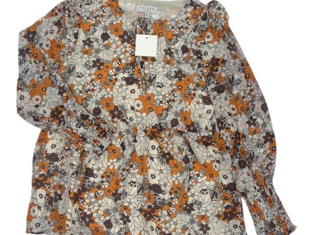 Blouse Ls By Hayden La In Cream & Orange, Size:S Supply